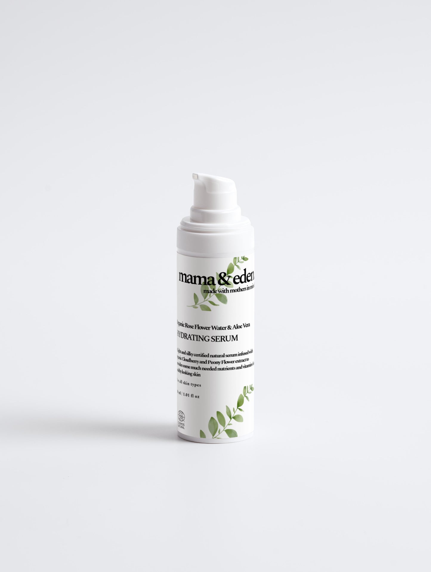 Organic Rose Flower Water & Aloe Vera Hydrating Serum