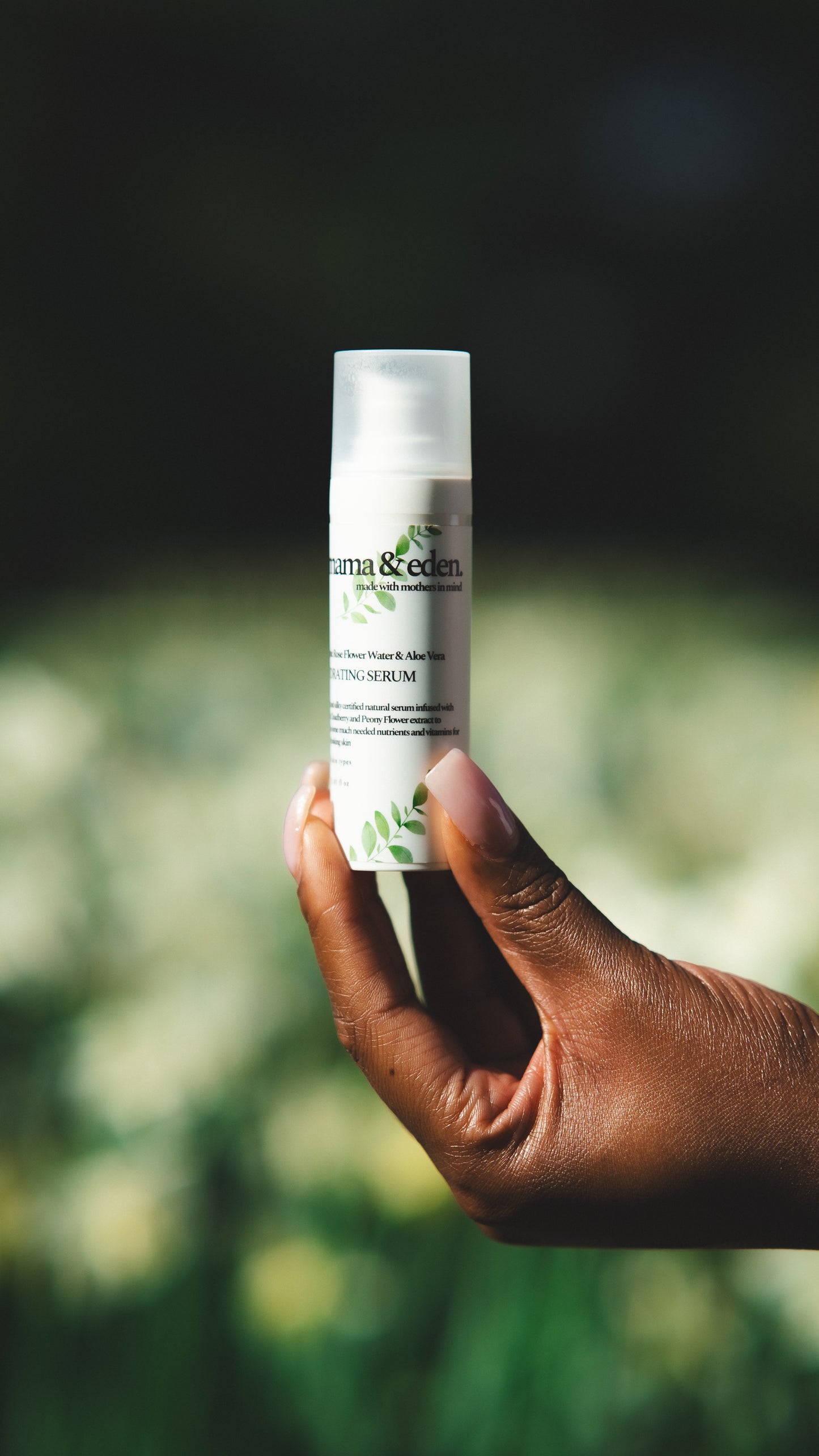 Organic Rose Flower Water & Aloe Vera Hydrating Serum