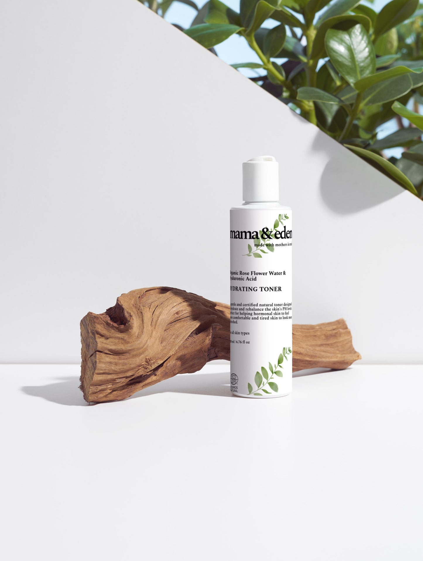 Organic Rose Flower Water & Hyaluronic Acid Hydrating Toner