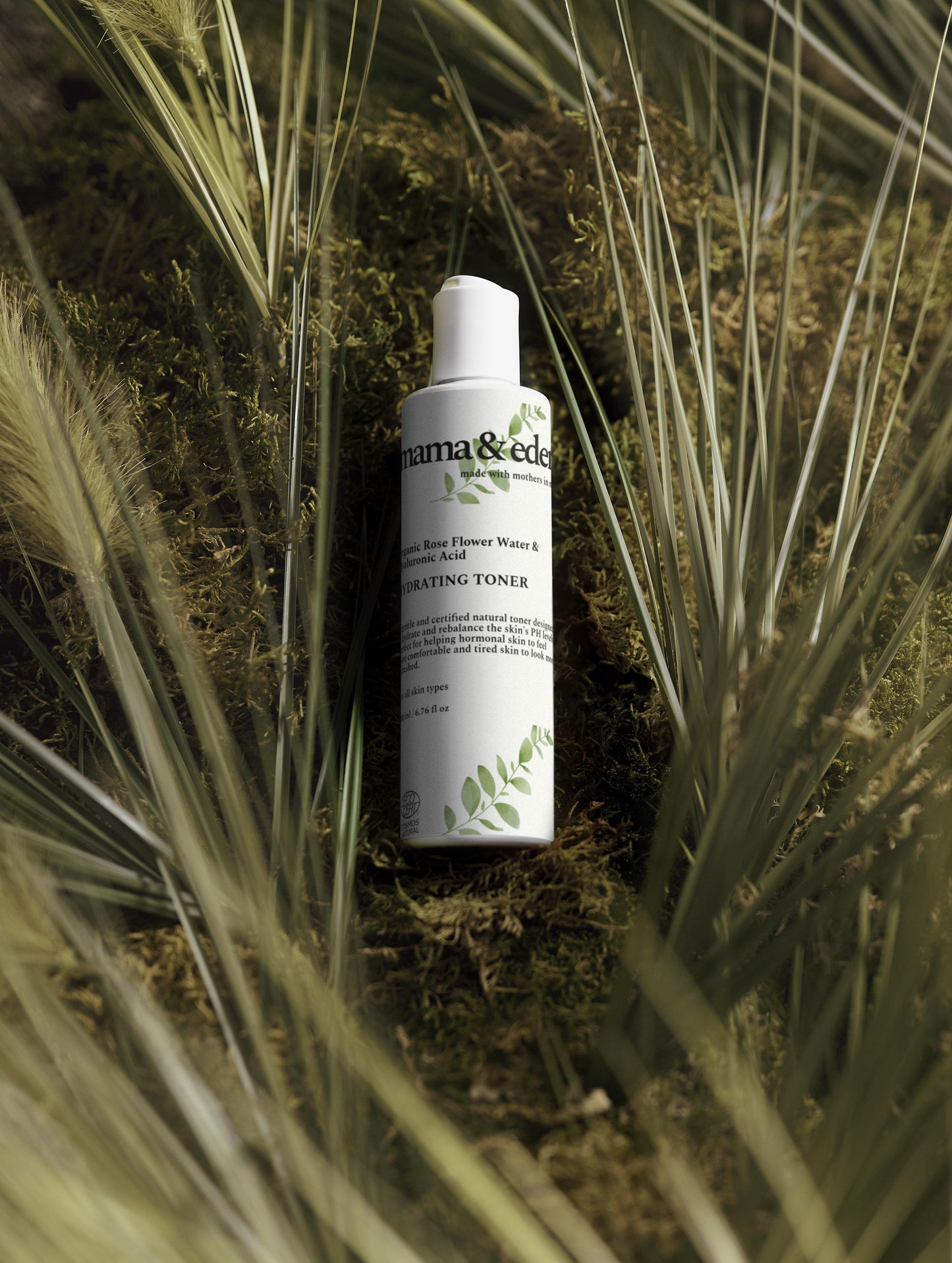 Organic Rose Flower Water & Hyaluronic Acid Hydrating Toner